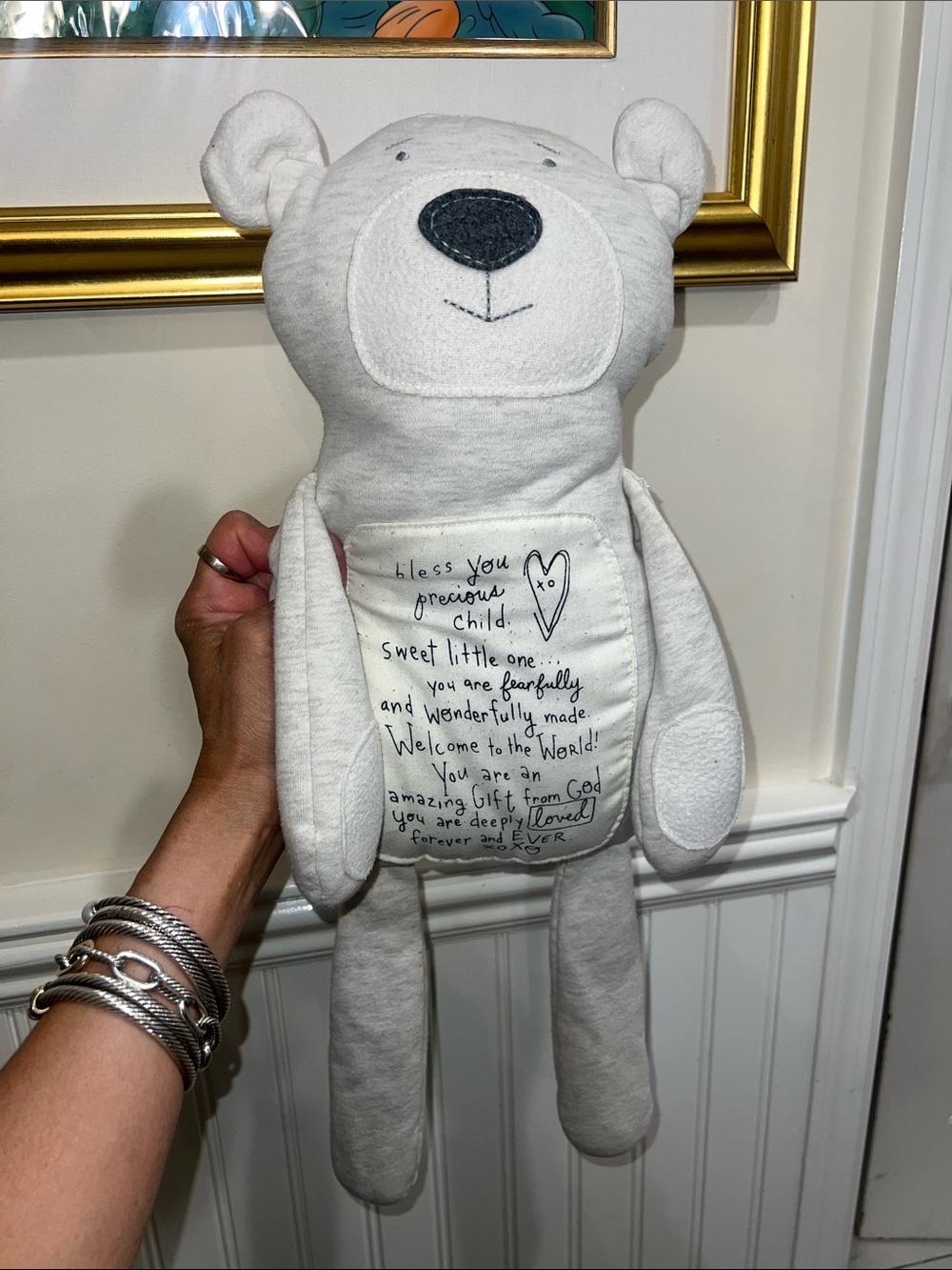 DEMDACO BEAR 🧸Plush  Stuffed Animal with Message